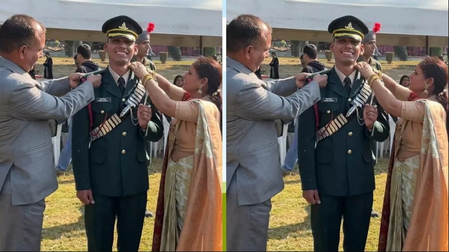 Almora के Gaurav Nailwal ने भारतीय सैन्य अकादमी में पासिंग आउट परेड के बाद सेना में लेफ्टिनेंट रैंक हासिल की, जिससे Uttarakhand का गौरव बढ़ा।