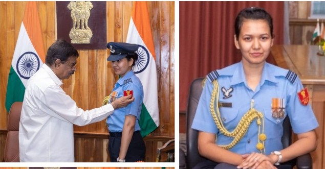 "वायु सेना अधिकारी Manisha को Mizoram के राज्यपाल ने ADC के रूप में नियुक्त किया, वह इस भूमिका में भारतीय सशस्त्र बलों की पहली महिला बनीं"